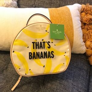 Kate Spade That's Bananas Cosmetic Bag